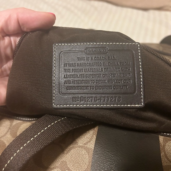 Authentic Coach Duffle Weekender Bag - Picture 4 of 5